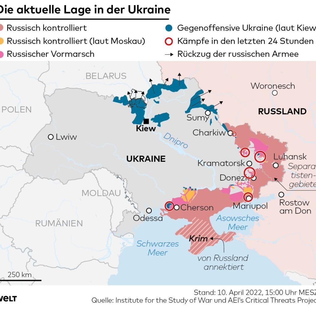 Ukraine schlägt zurück! Putin zieht Truppen aus dem Süden nach und nach ab.