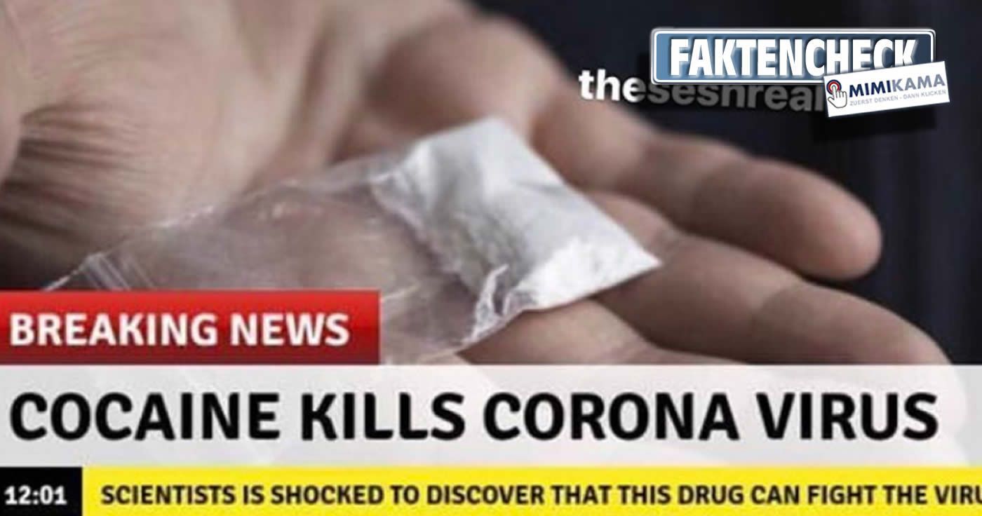 Kokain kills Corona