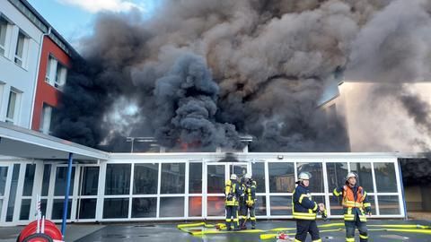 Brand in der Schule