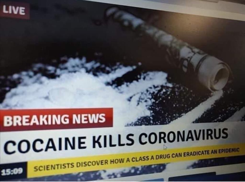 Kokain tötet Corona-Virus