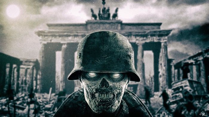 Nazi.Zombies vor dem Brandenburger Tor gesichtet!