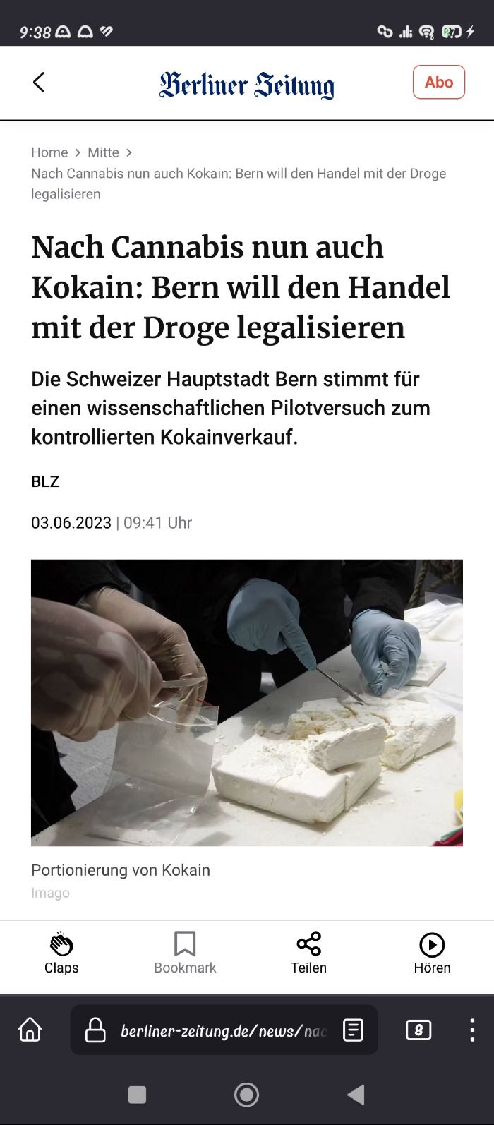 Kokain Legalisierung