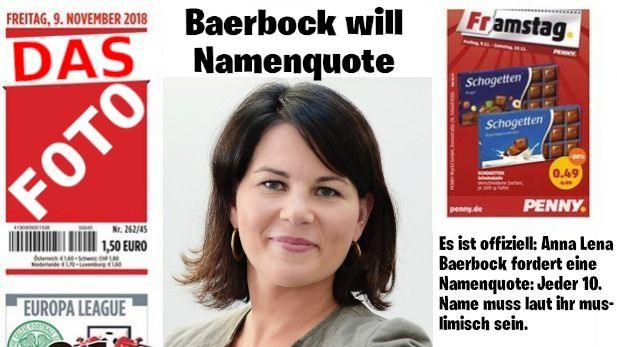 Baerbock will Namenquote