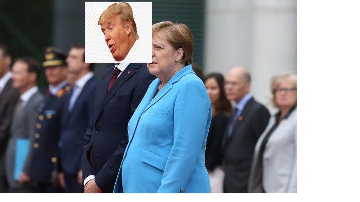 Trump hat Merkel geschwängert!!!