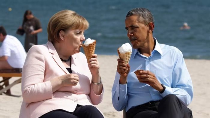 Merkel und Obama haben Affäre