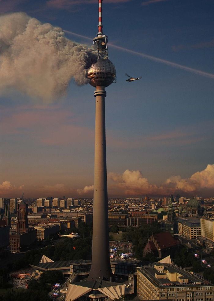 **34 Leichen identifiziert** Explosionen auf dem Berliner Fernsehturm